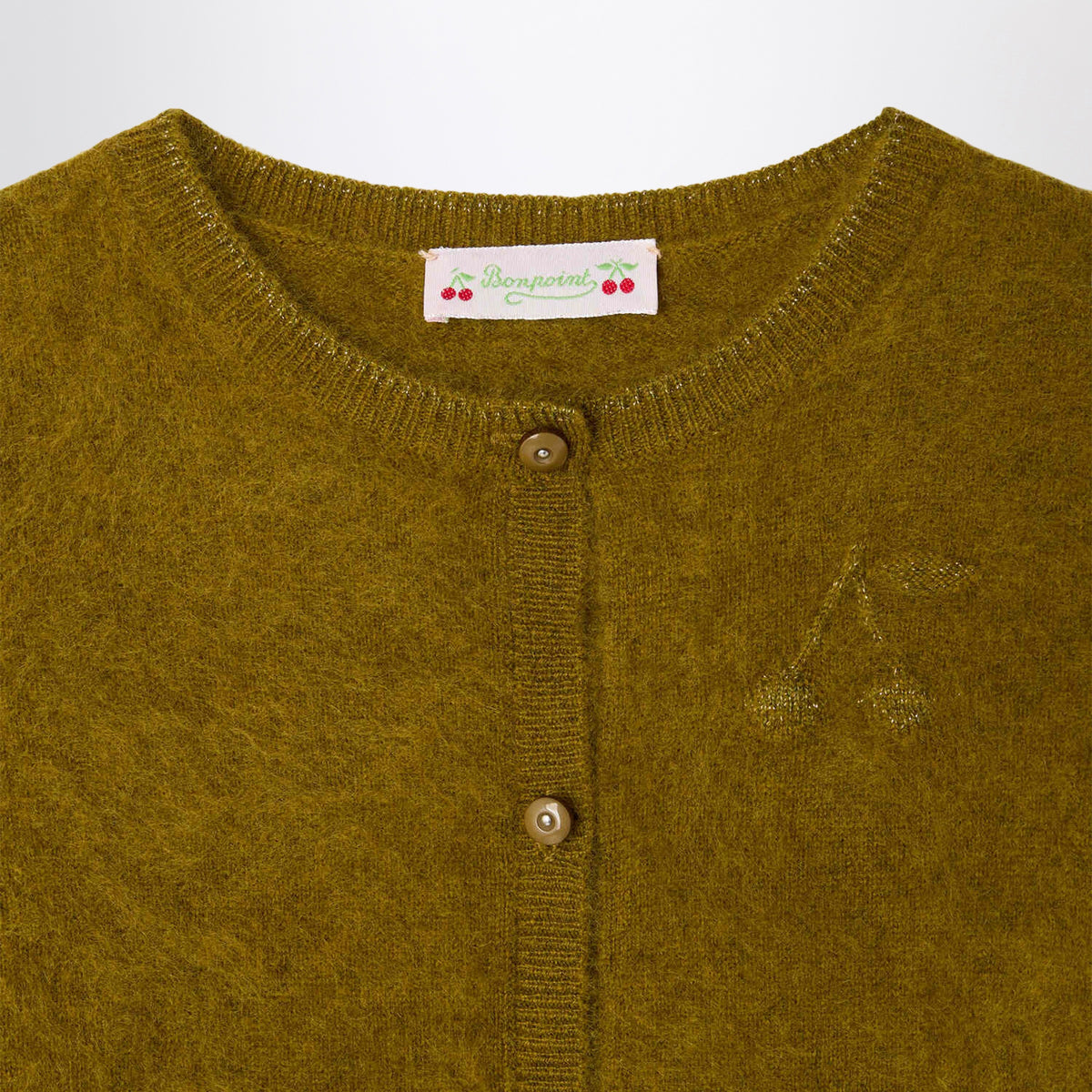 Cardigan Milana verde in lana