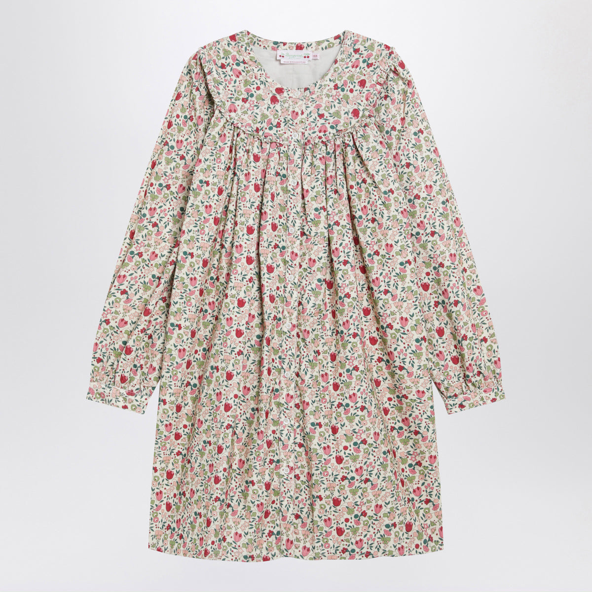 Robe Mavis rose à imprimé floral