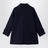 Cappotto Toscane blu navy in lana e cotone