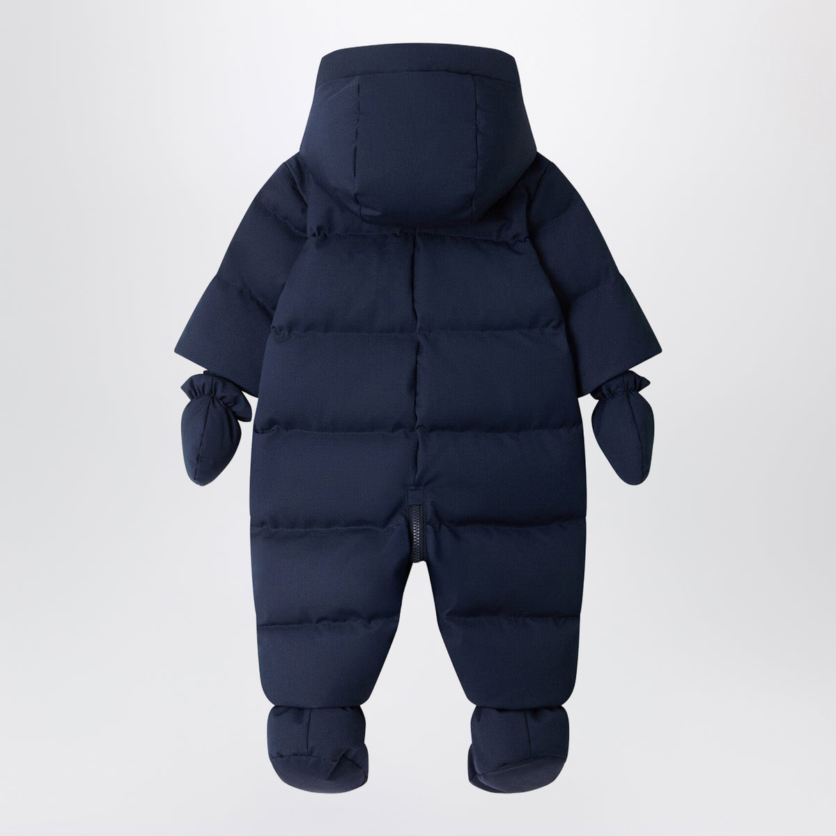 Blauer wattierter Tagonfly Overall aus wasserabweisendem Flanell