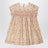 Abito con smock in tessuto Liberty
