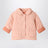 Reversible Juno quilted jacket in pink with cherry motif