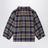 Nathan blue checked shirt in organic cotton
