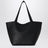 Borsa Park Tote Three nera in pelle martellata