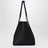 Borsa Park Tote Three nera in pelle martellata