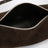 Borsa 90s in pelle scamosciata color mocha