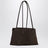 Umhängetasche Terrasse aus Nubuk-Kalbsleder in Ebony Brown