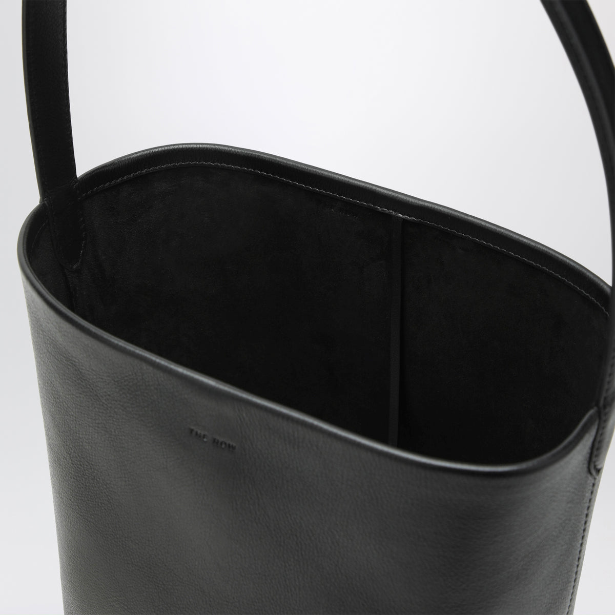 Mittelgroße Tote Bag N/S Park in Schwarz aus Kalbsleder