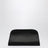 Black leather Peggy Clutch