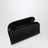 Black leather Peggy Clutch
