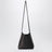 Terrasse Schultertasche aus Lammleder in Schwarz