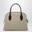 India 12 natural/brown canvas and leather bag