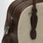 India 12 natural/brown canvas and leather bag