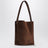 Small Park Tote Edge suede leather tote in brown
