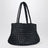 Estelle Two bag in black woven raffia