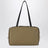 Bowlingtasche Astra aus Baumwollcanvas mit Leder in Schlamm/Schwarz