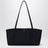 Idaho Schultertasche aus Baumwollcanvas in Schwarz
