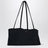 Idaho Schultertasche aus Baumwollcanvas in Schwarz