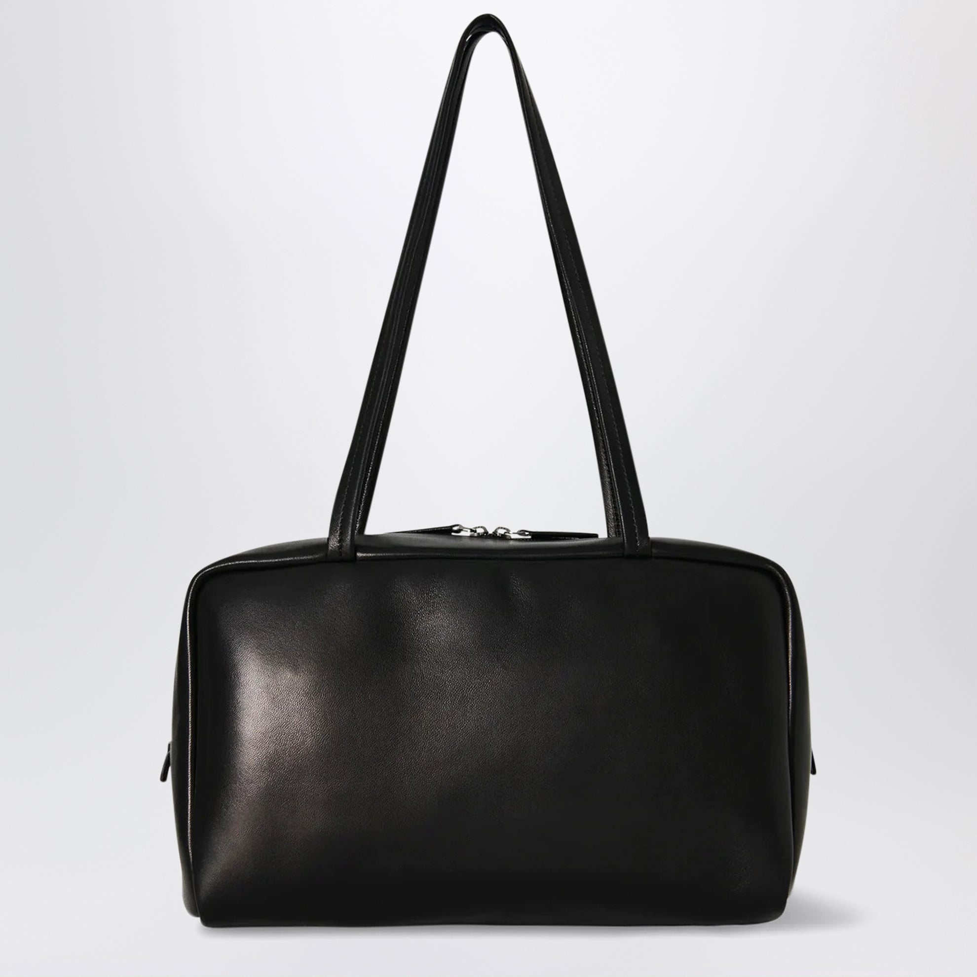 Borsa Astra nera in pelle nappa