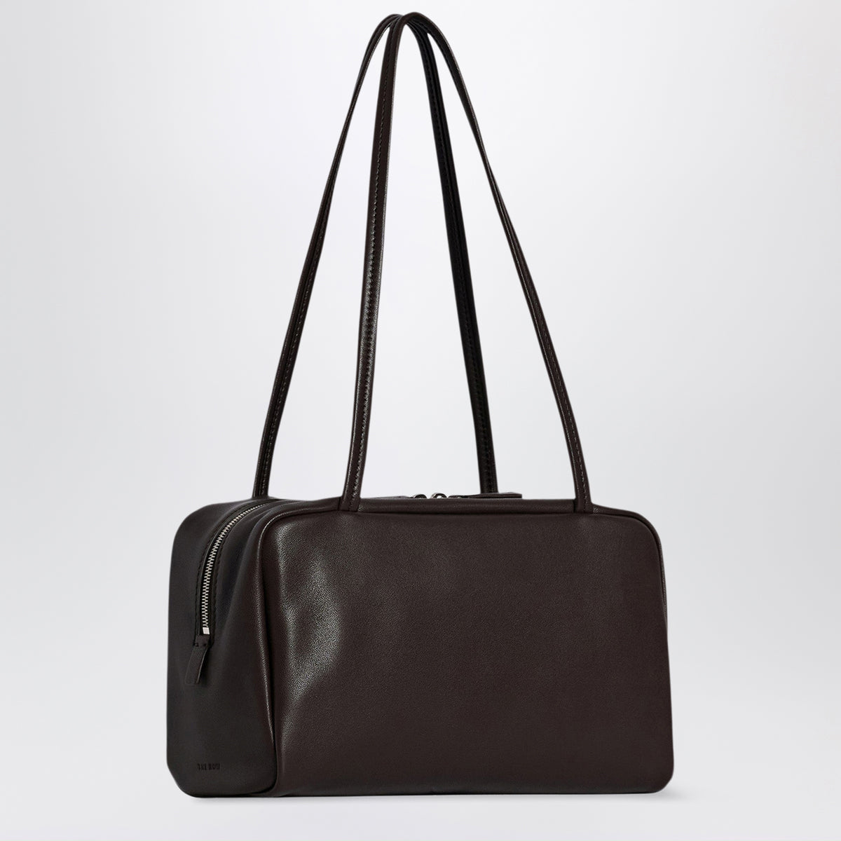Dark brown Astra bag in nappa leather