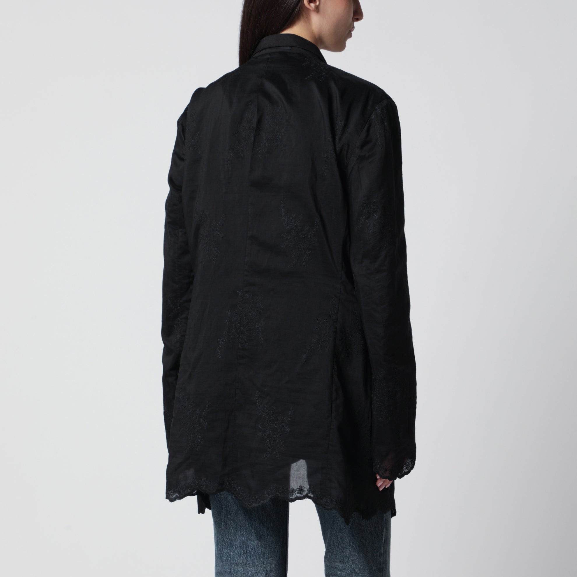 Blazer réversible Drip en Techflax noir suie