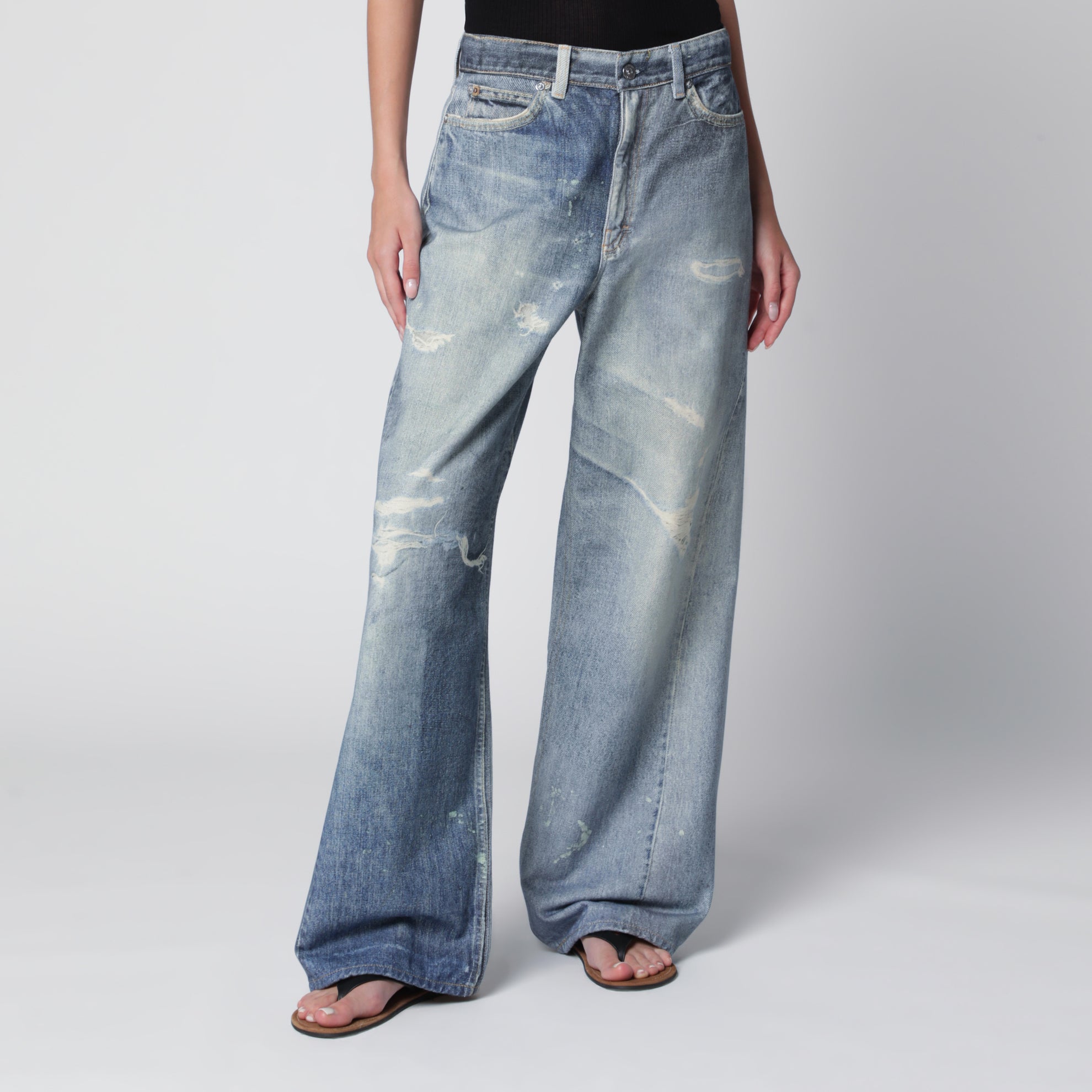 Jean Full Cut Digital Denim Print