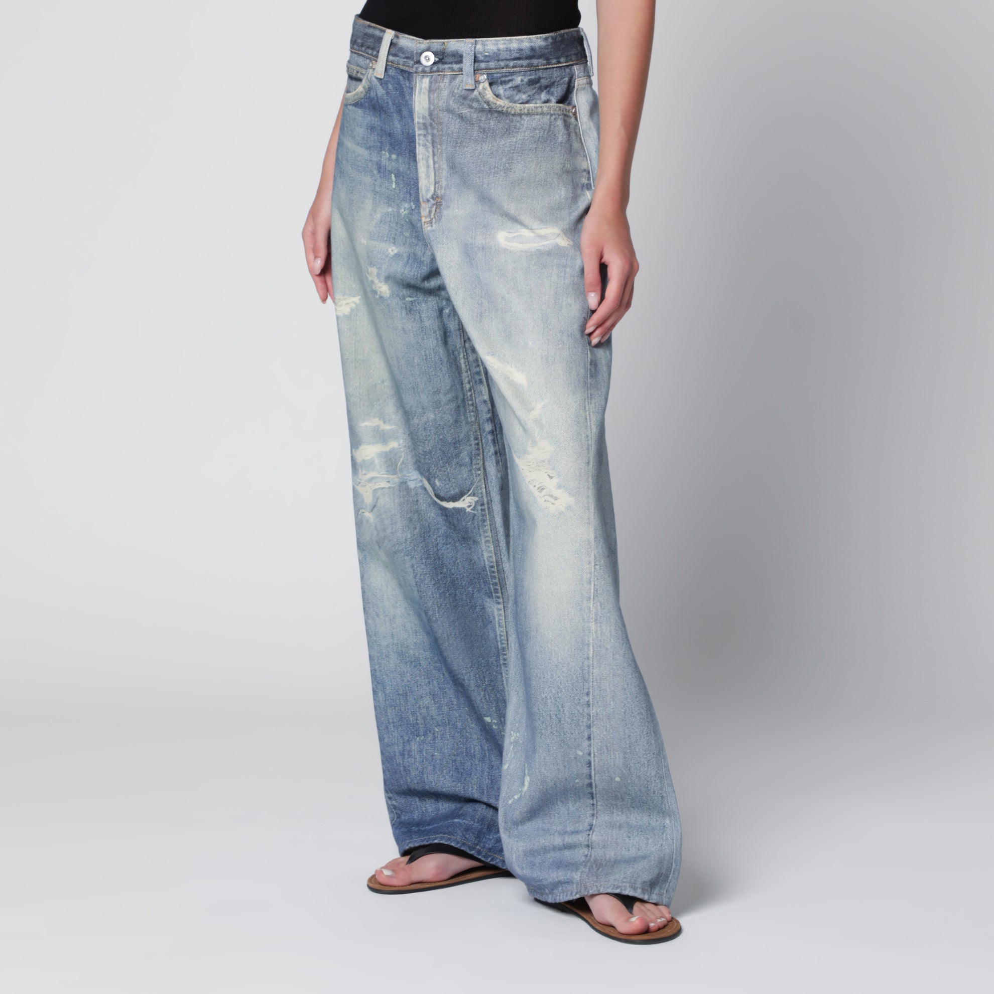 Jean Full Cut Digital Denim Print