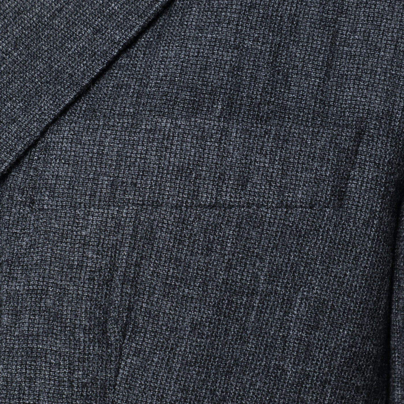 Graue einreihige Jacke aus Wollmischung