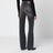 Black washed-effect Boot Cut jeans