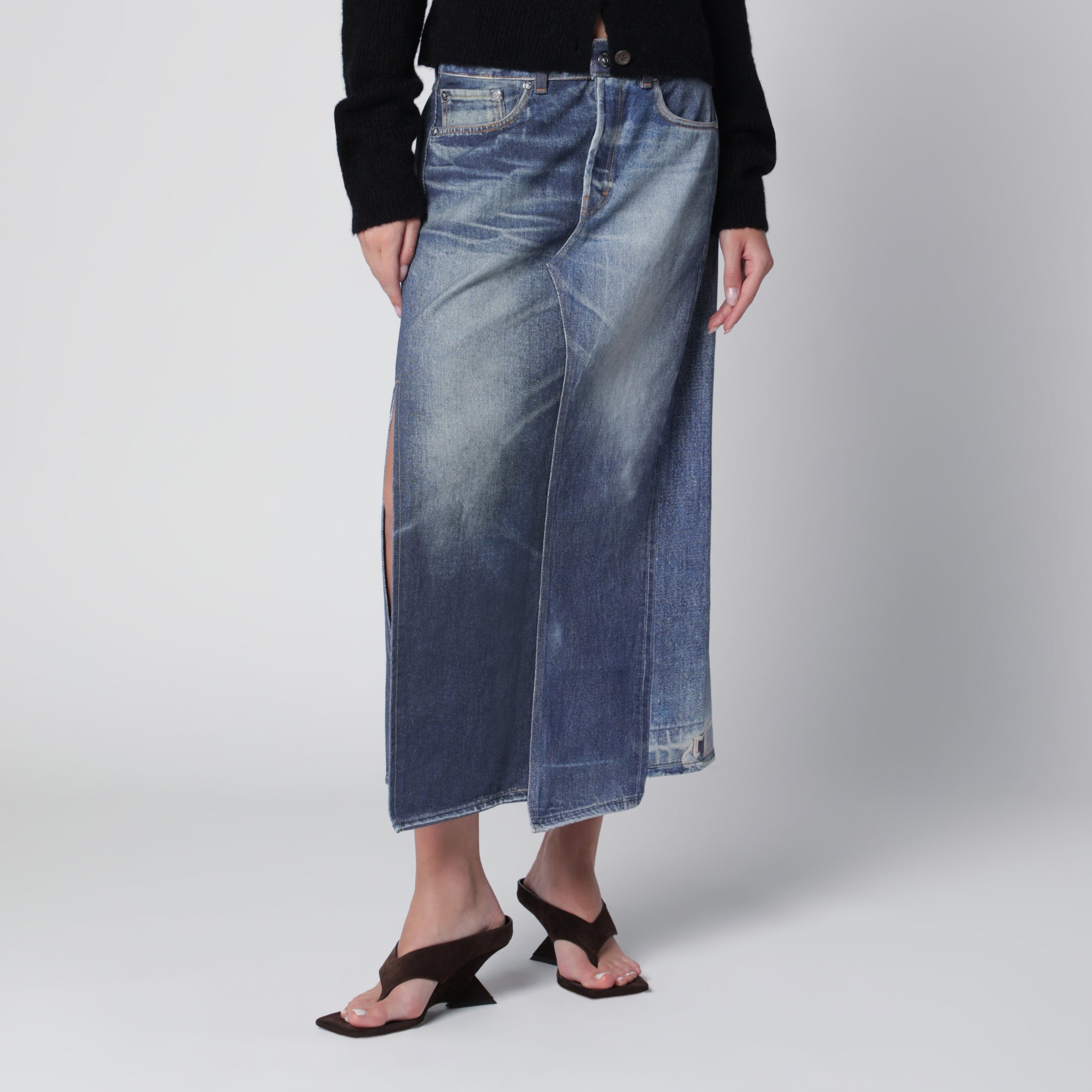 Craft Midirock aus Denim