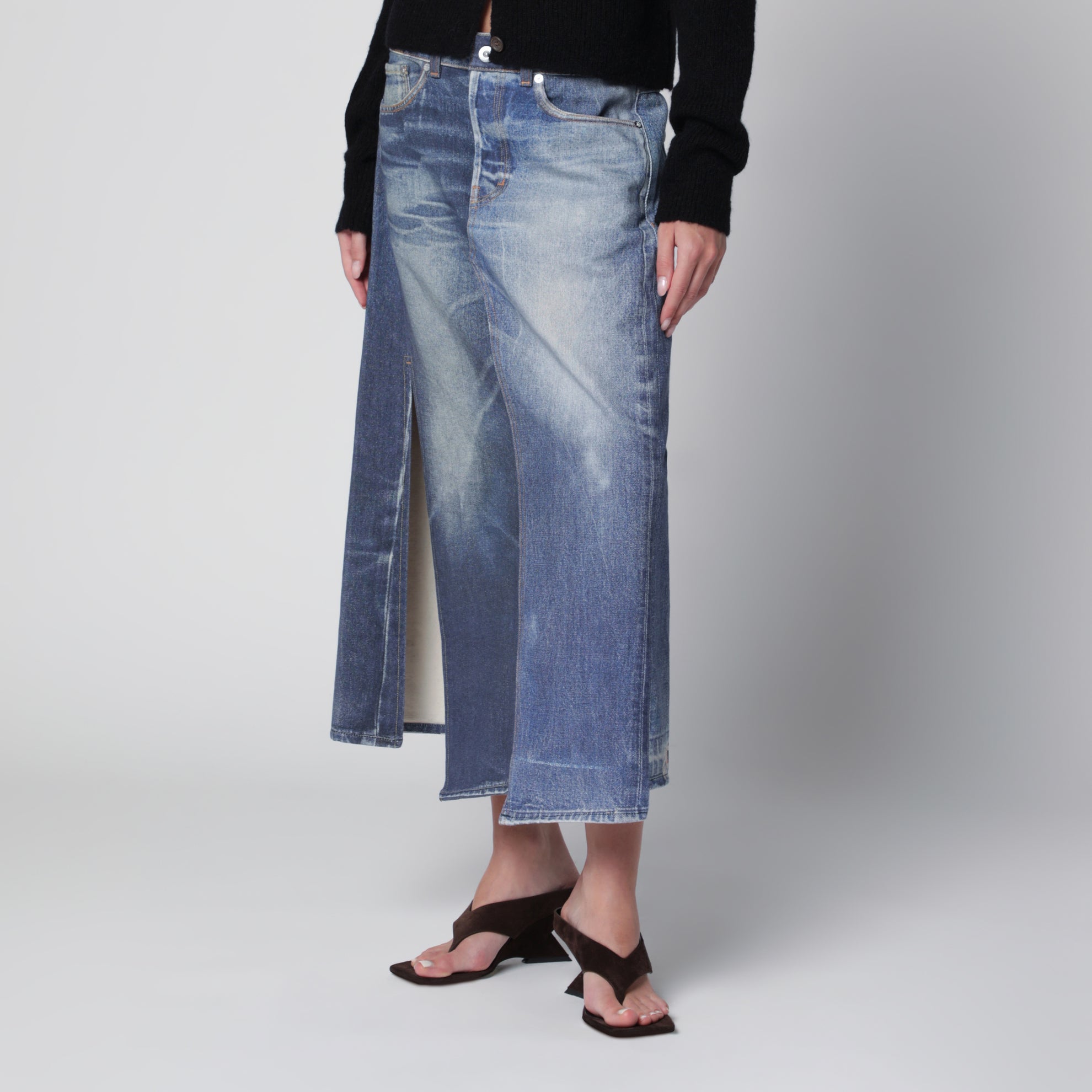 Craft Midirock aus Denim