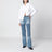 Jeans blu con pannelli patchwork