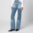 Jeans blu con pannelli patchwork