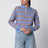 Maglia polo Collegiate Stripe Dalf Blue