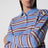 Maglia polo Collegiate Stripe Dalf Blue