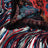 Silk jacquard scarf with fringes