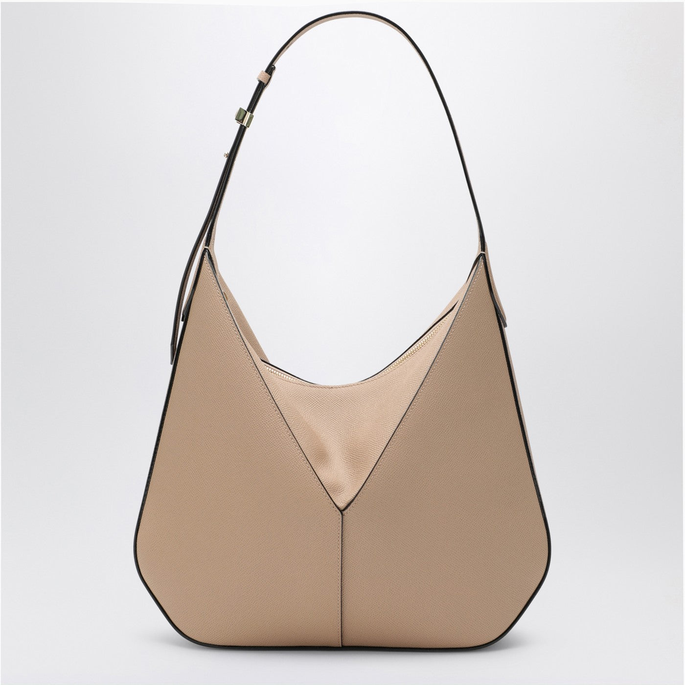 Borsa Hobo Vivi beige in pelle