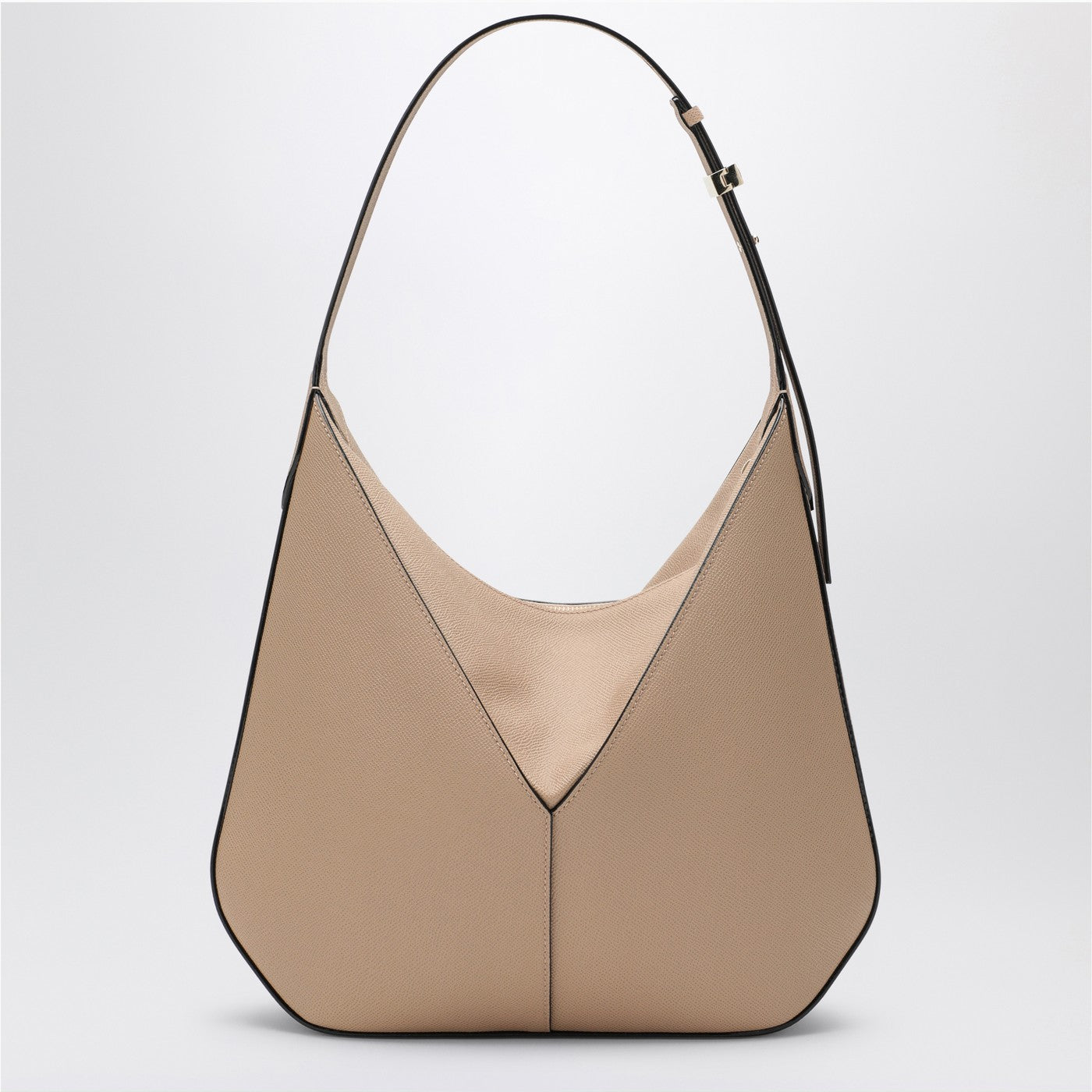 Borsa Hobo Vivi beige in pelle