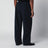 Pinstripe jogging trousers with logo embroidery