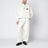 Stockton white washed-effect zip jacket