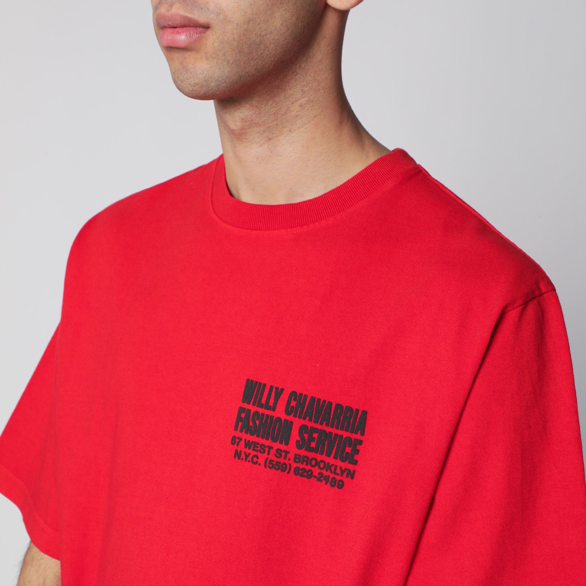 T-shirt rouge Fashion Service