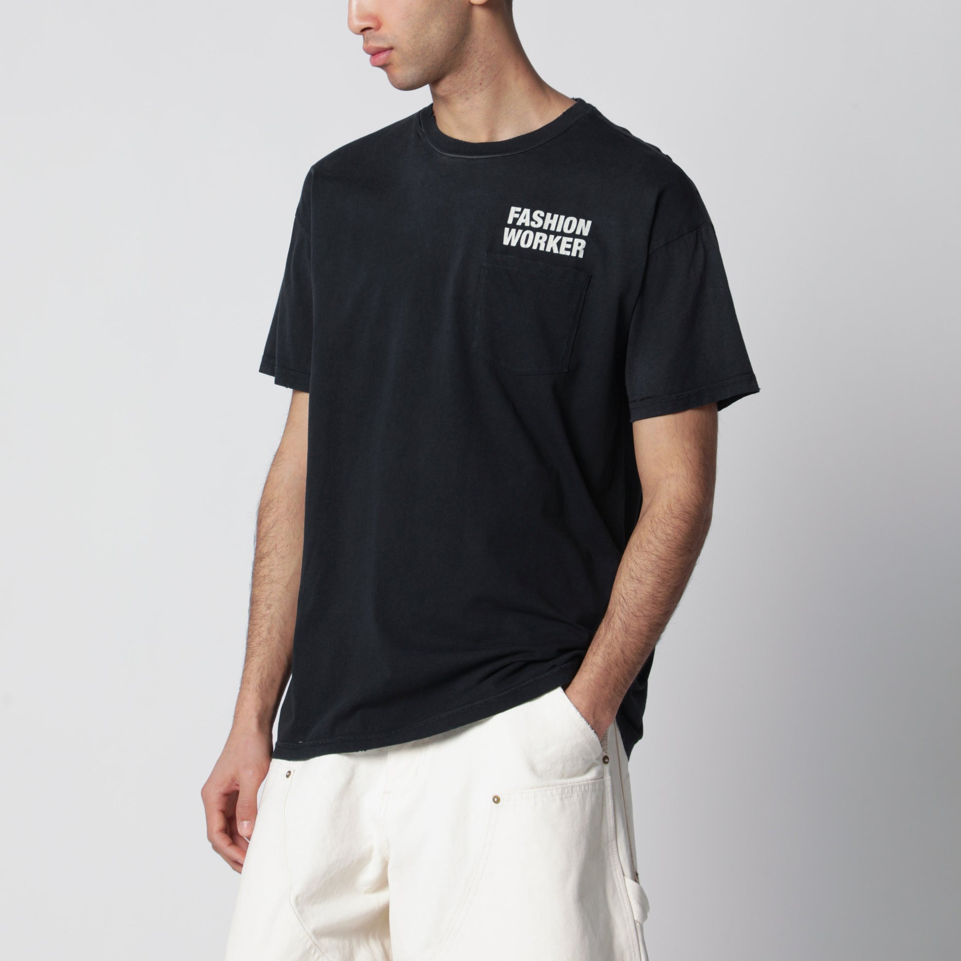 Black Fashion Worker T-shirt