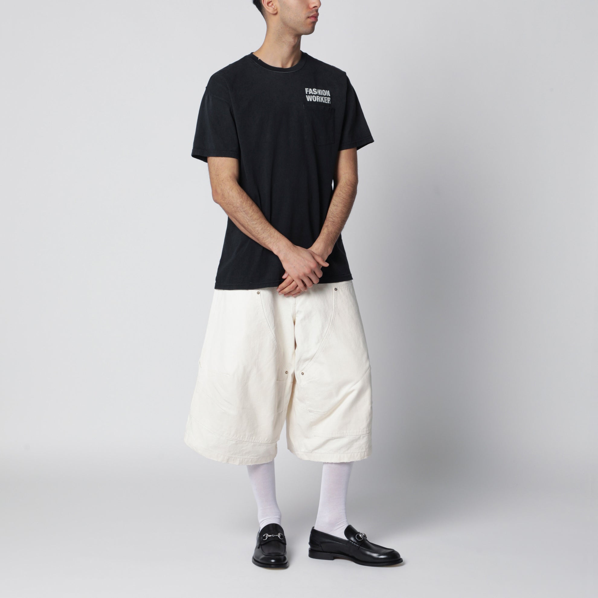 Black Fashion Worker T-shirt