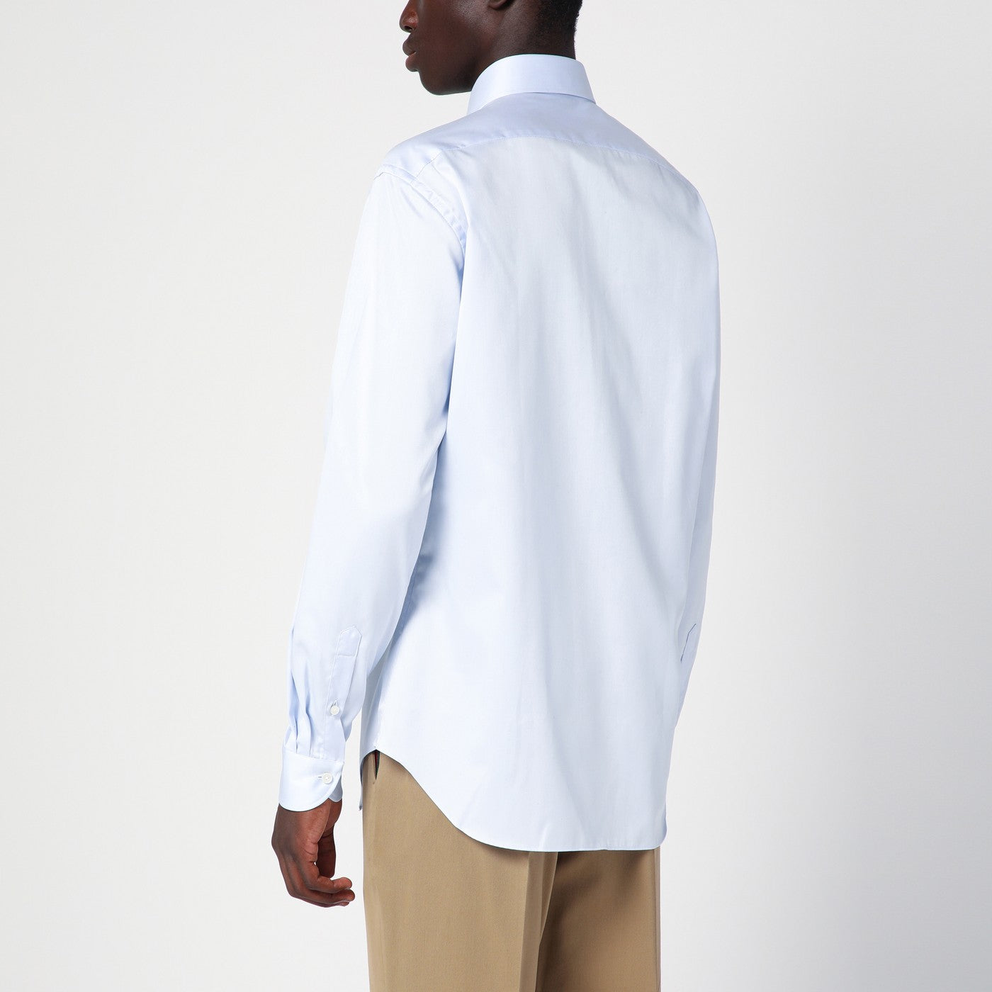 Light blue cotton Travel shirt