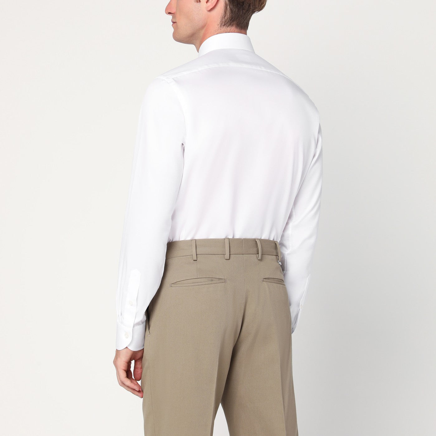 Camicia Travel bianca in cotone