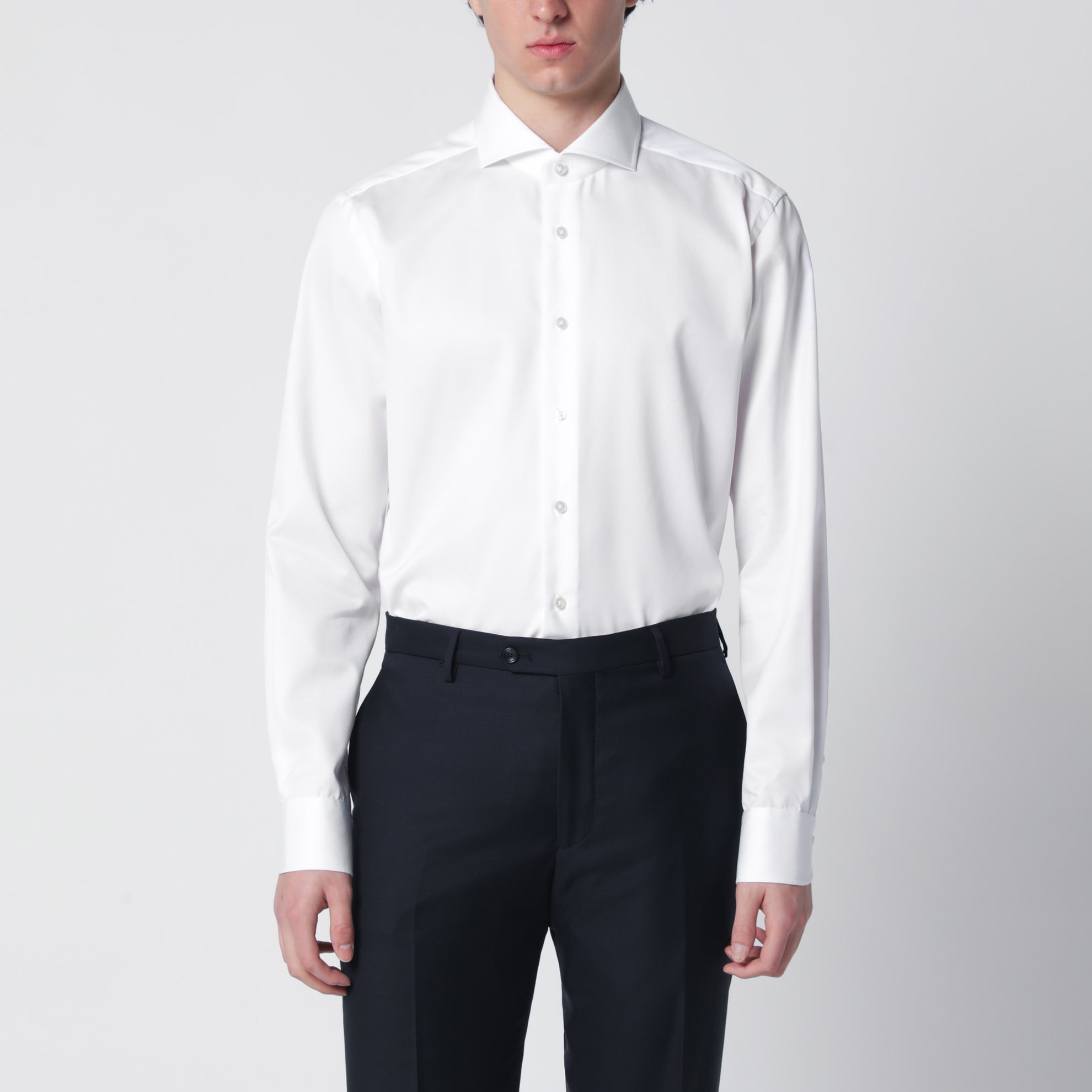Camicia Travel bianca in cotone