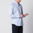 Camicia Travel a righe bianca/azzurra