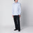 Camicia Travel a righe bianca/azzurra