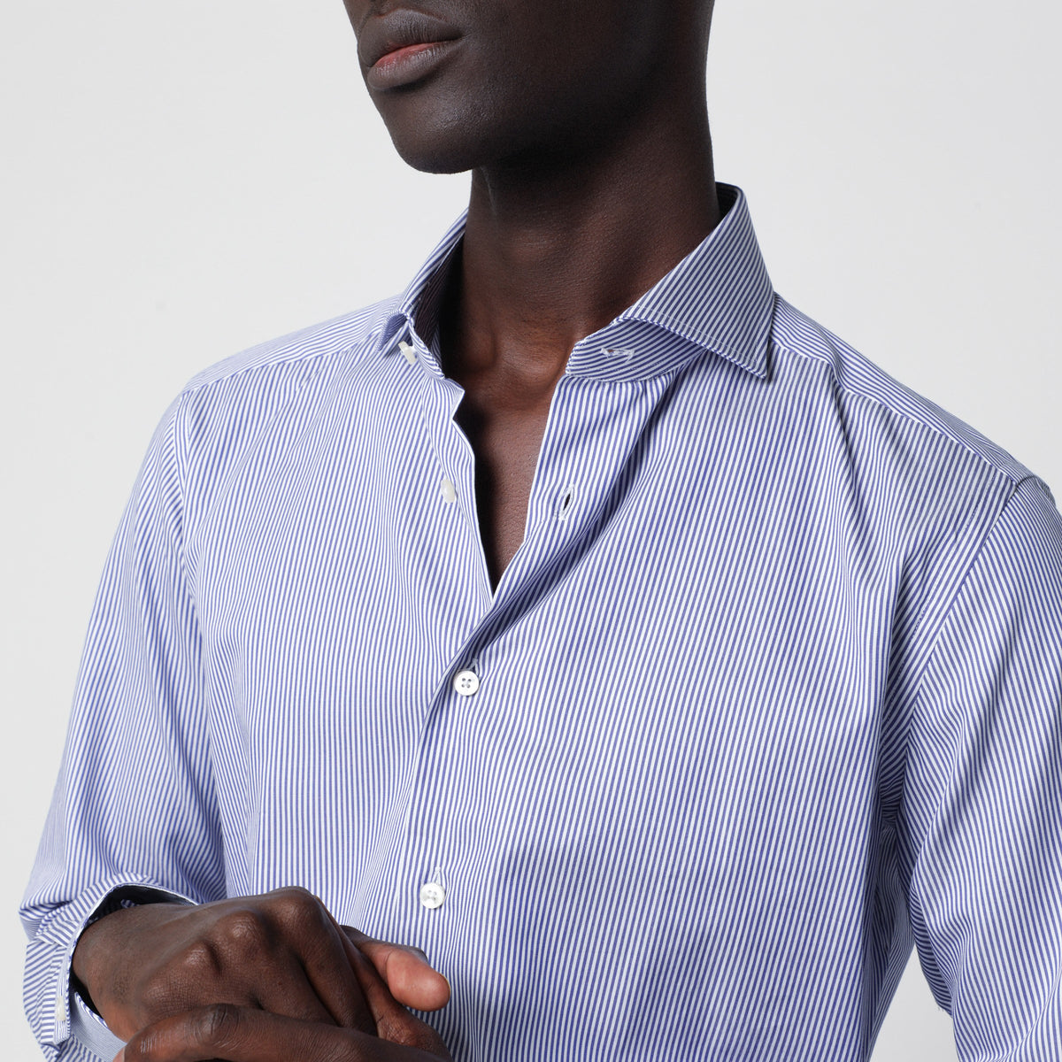 Camicia Travel bianca a righe
