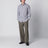 Camicia Travel a righe bianca/marrone